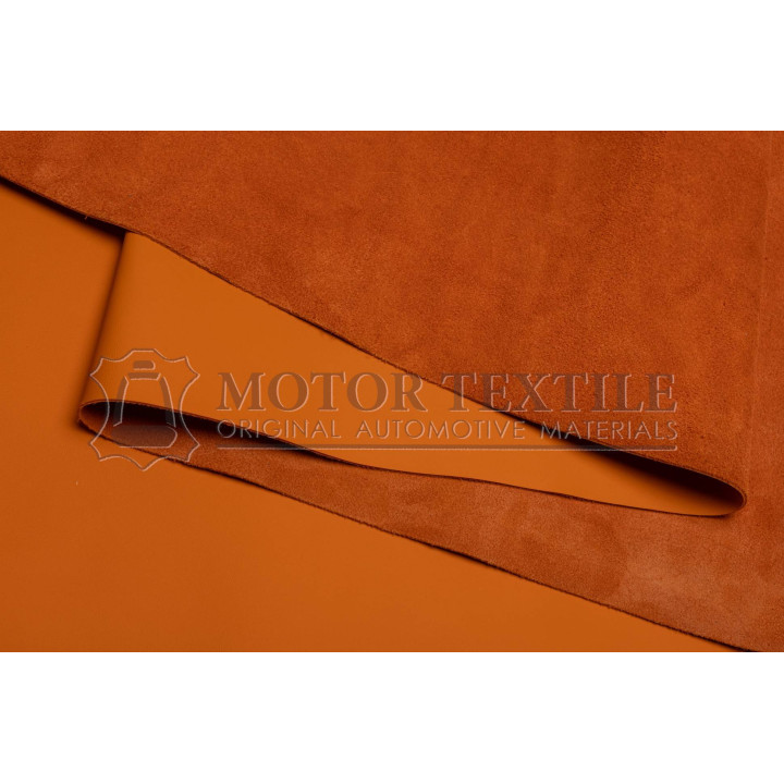Автомобільна шкіра Nappa LN 9205 mandarin ecosoft